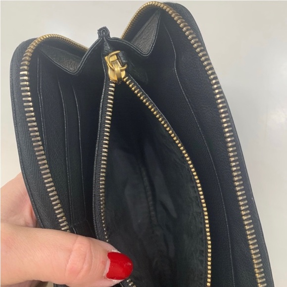 Authentic Vintage Miu Miu (Prada) Napa Leather Clutch Zip Around Wallet - Picture 15 of 16